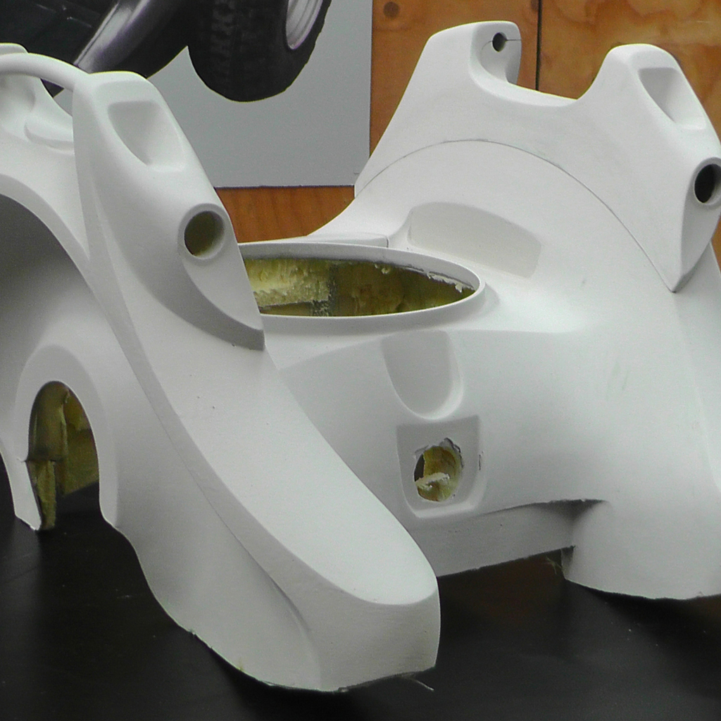 Early prototype of the Omeo body